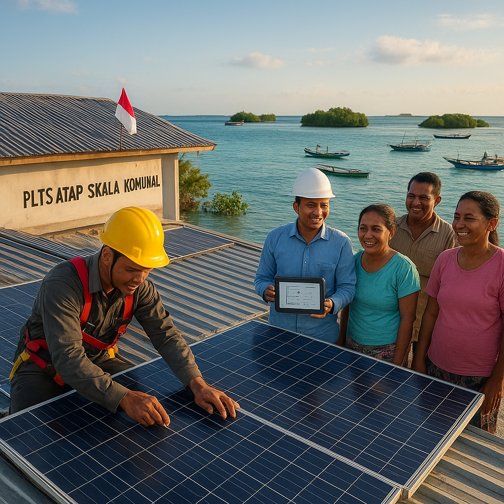 PLTS Atap Skala Komunal: Solusi Mandiri Energi Bersih bagi Pulau-Pulau Kecil di Kepulauan Seribu