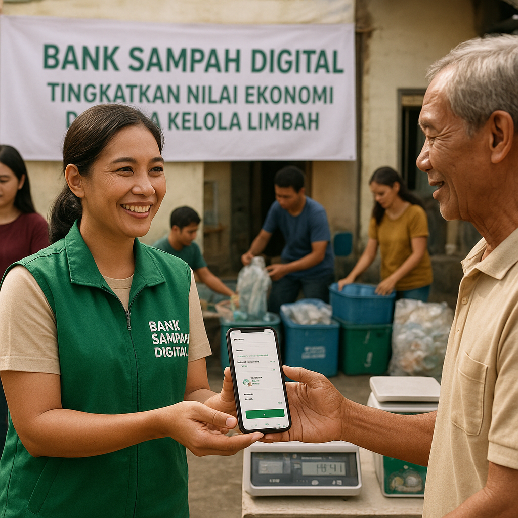 Bank Sampah Digital: Tingkatkan Nilai Ekonomi dan Tata Kelola Limbah di Komunitas