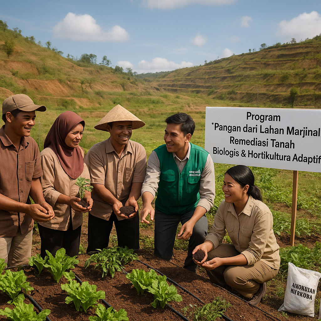 Program 'Pangan dari Lahan Marjinal' Kementan Optimalkan Lahan Bekas Tambang