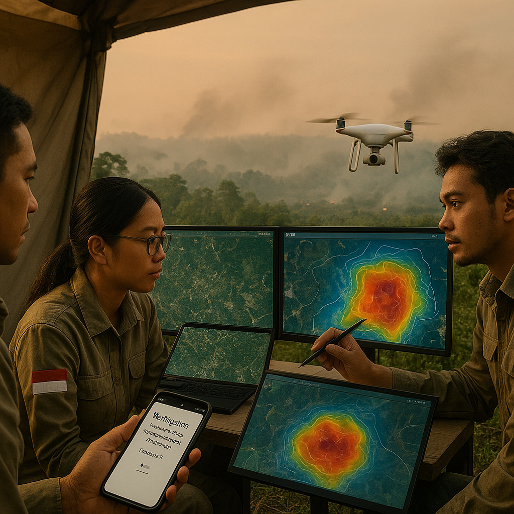 Sistem Peringatan Dini Kebakaran Hutan Berbasis AI di Kalimantan