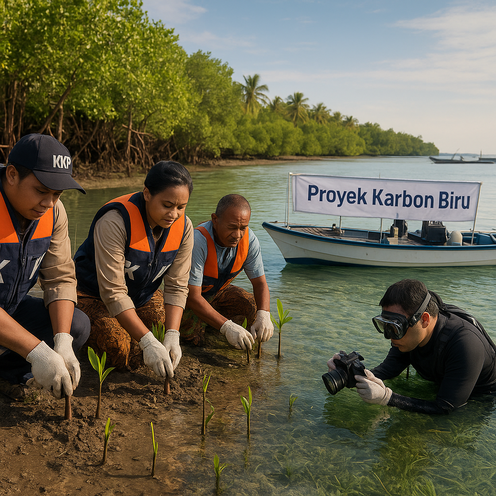 KKP Siapkan Proyek Karbon Biru untuk Mitigasi Iklim dari Ekosistem Pesisir