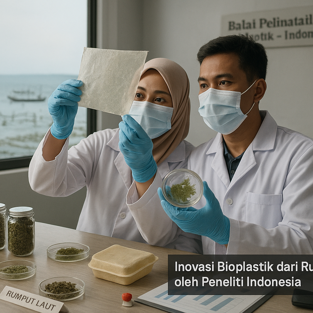 Inovasi Bioplastik dari Rumput Laut oleh Peneliti Indonesia, Ramah Lingkungan dan Mudah Terurai