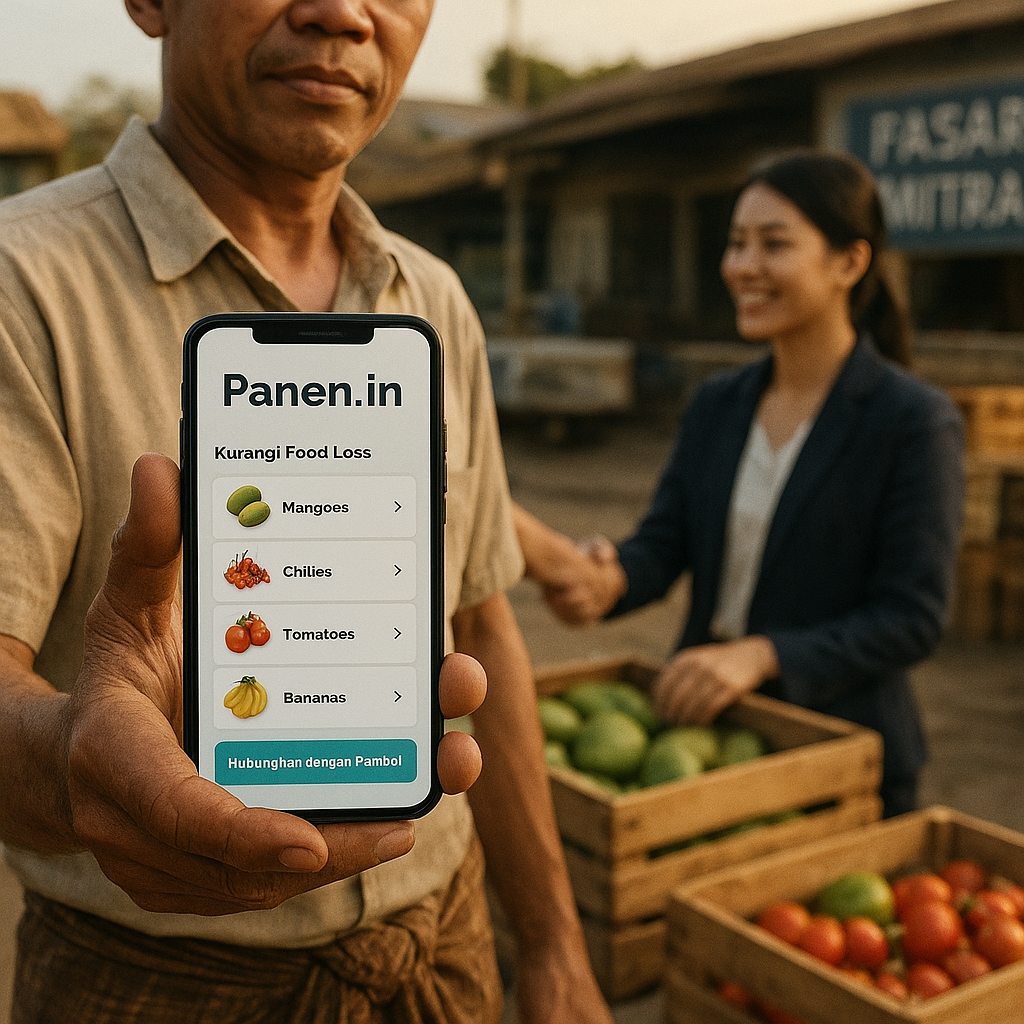 Aplikasi 'Panen.in' Permudah Pemasaran Hasil Pertanian dan Kurangi Food Loss