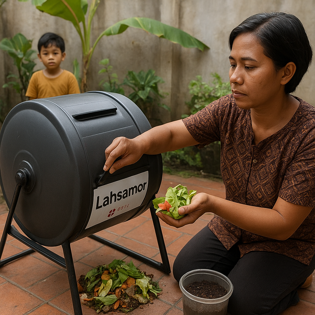Teknologi Lahsamor BRIN: Alat Sederhana Kurangi Sampah Organik Skala Rumah Tangga