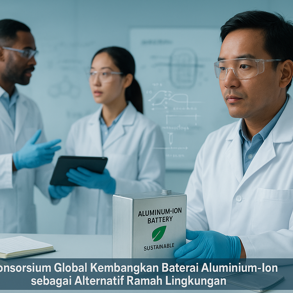 Konsorsium Global Kembangkan Baterai Aluminium-Ion sebagai Alternatif Ramah Lingkungan