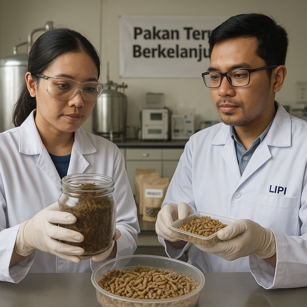 Peneliti LIPI Kembangkan Pakan Ternak dari Limbah Sawit & Serangga untuk Kurangi Impor dan Jejak Lingkungan