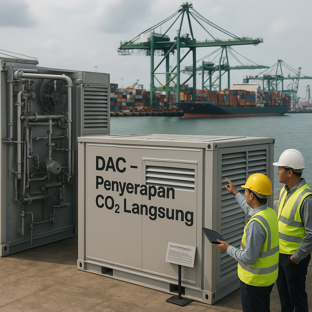 Singapura Uji Coba Teknologi Penyerapan CO2 Langsung dari Udara (DAC) di Fasilitas Pelabuhan