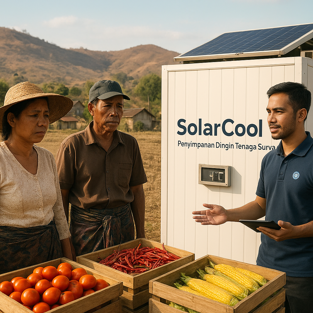 Solar-Powered Cold Storage untuk Kurangi Susut Pangan Petani di Nusa Tenggara Timur
