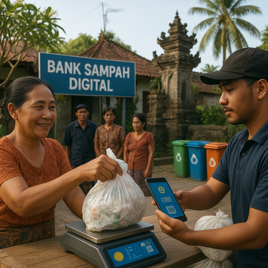 Bank Sampah Digital Berbasis Blockchain Dorong Daur Ulang Plastik di Bali