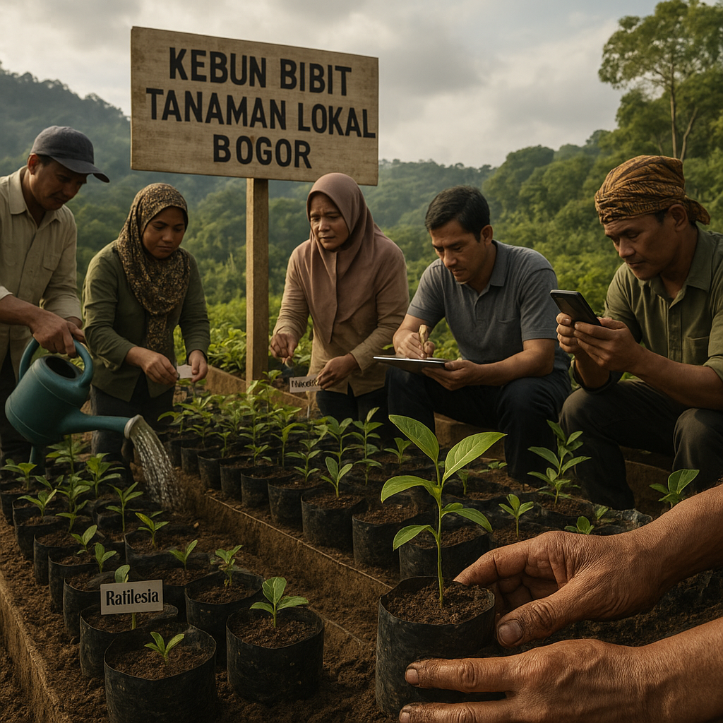 Kebun Bibit Tanaman Lokal di Bogor Lestarikan Varietas Langka dan Mitigasi Iklim