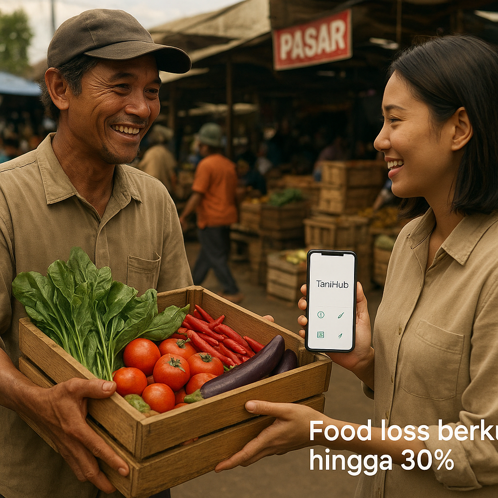 Aplikasi 'TaniHub' Koneksikan Petani Langsung ke Pasar, Kurangi Food Loss hingga house30%