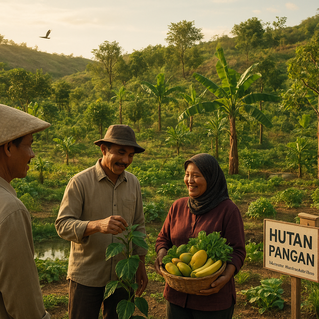 Konsep 'Hutan Pangan' di Lahan Bekas Tambang Kembalikan Ekosistem dan Beri Nafkah
