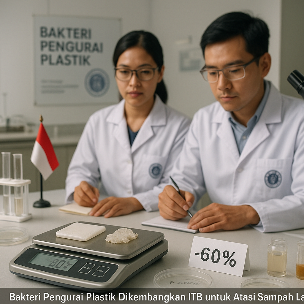 Bakteri Pengurai Plastik Dikembangkan ITB untuk Atasi Sampah Laut