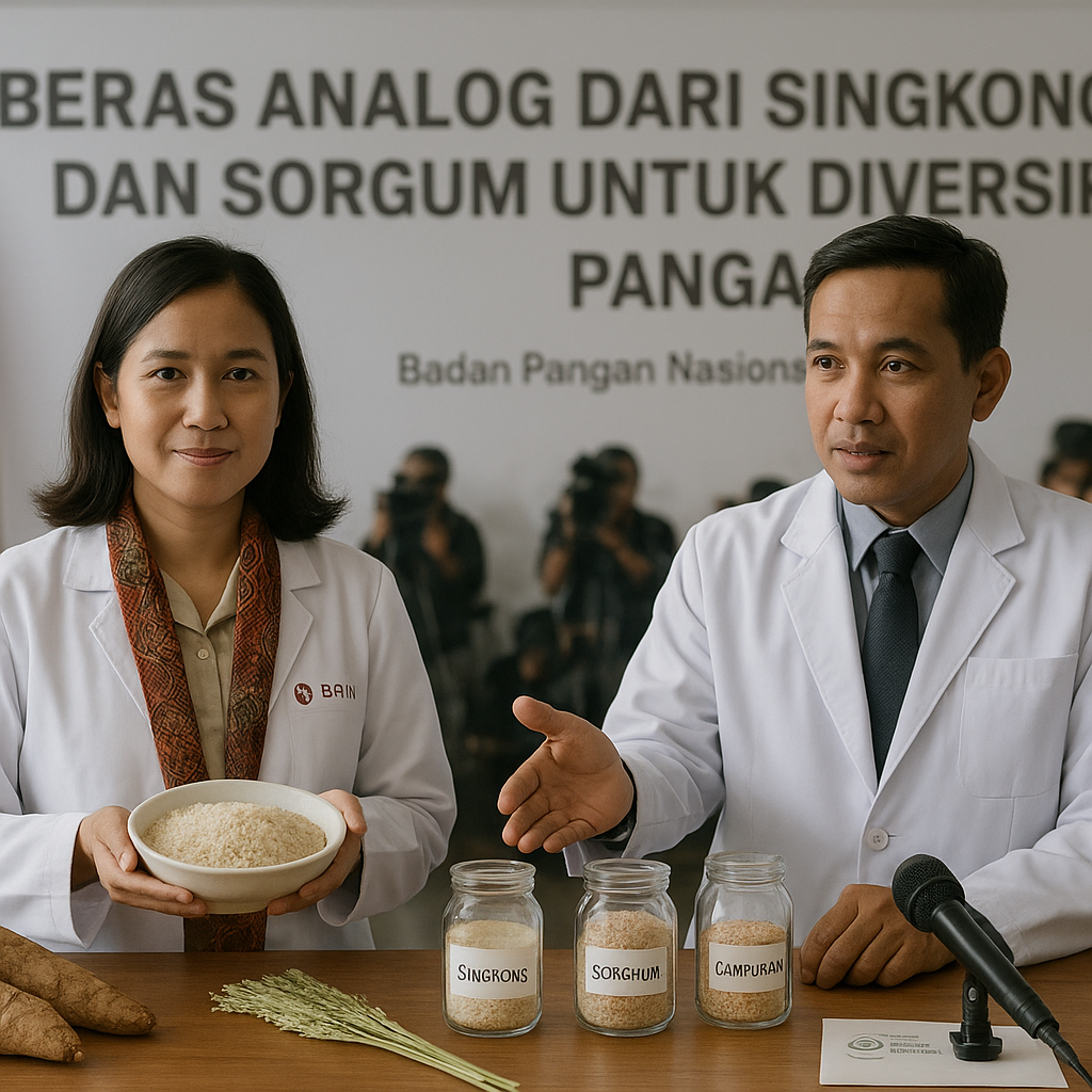 Beras Analog dari Singkong dan Sorgum untuk Diversifikasi Pangan