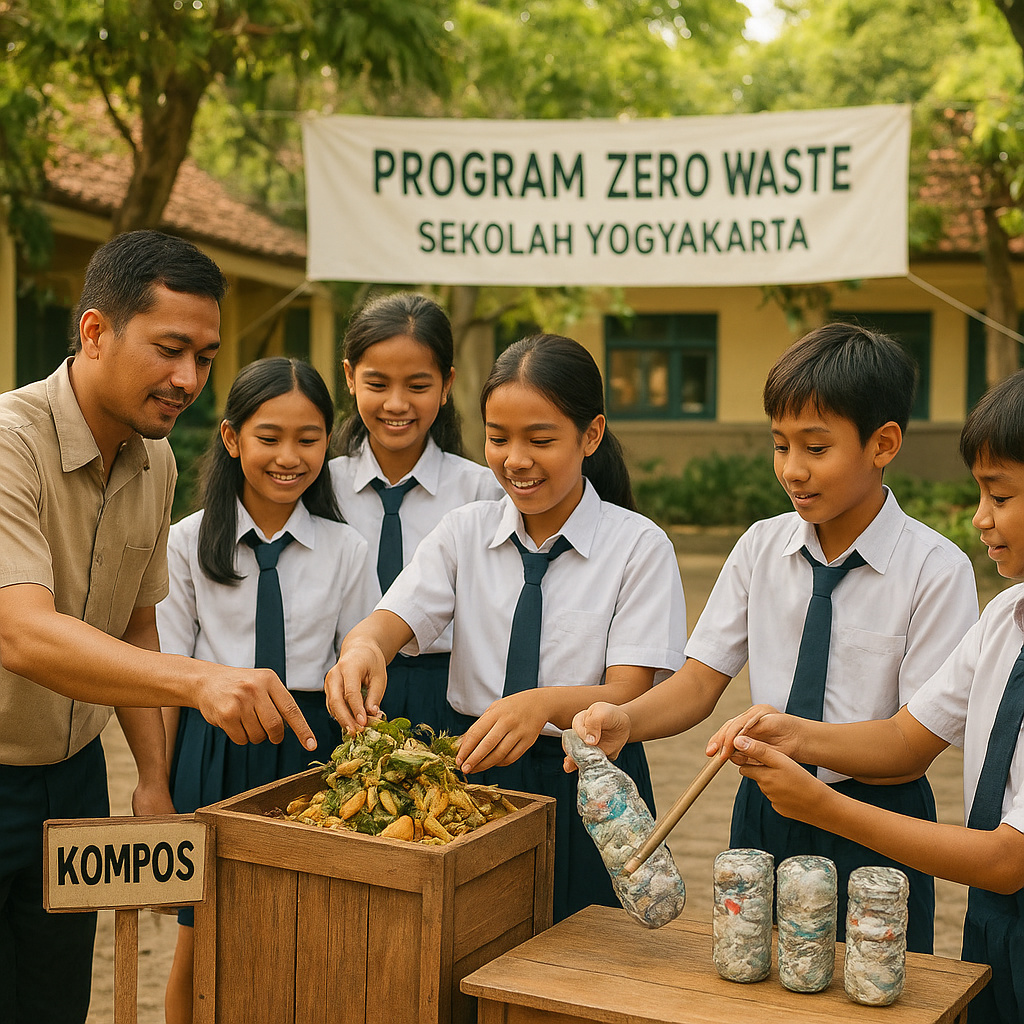 Program Zero Waste di Sekolah Yogyakarta: Komposting dan Ecobrick