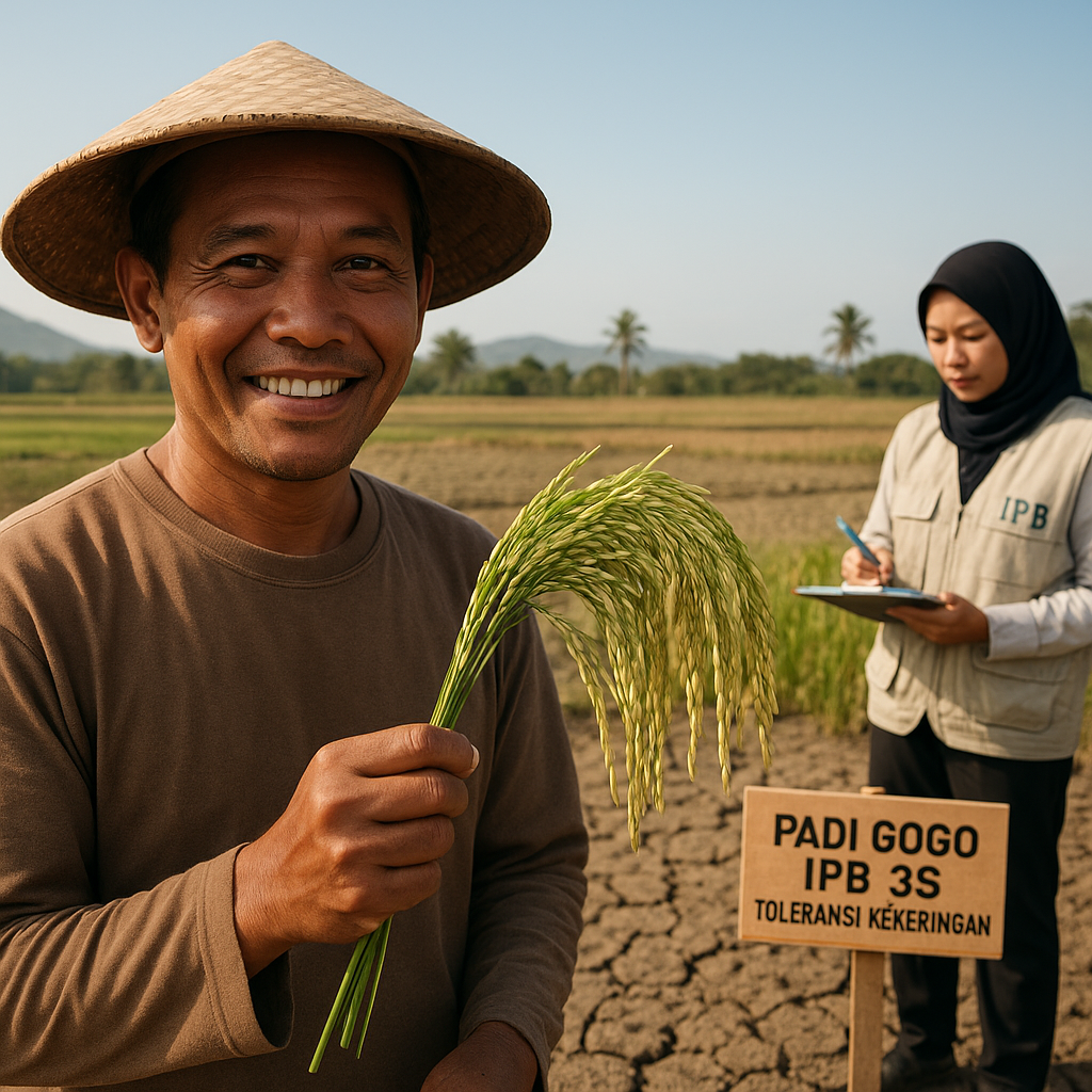 Padi Gogo IPB 3S: Solusi untuk Lahan Kering dan Adaptasi Kekeringan