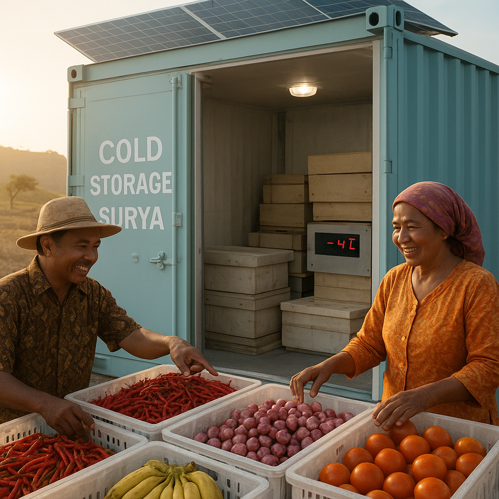 Teknologi 'Solar Cold Storage' Dongkrak Nilai Jual Hasil Perkebunan di NTT