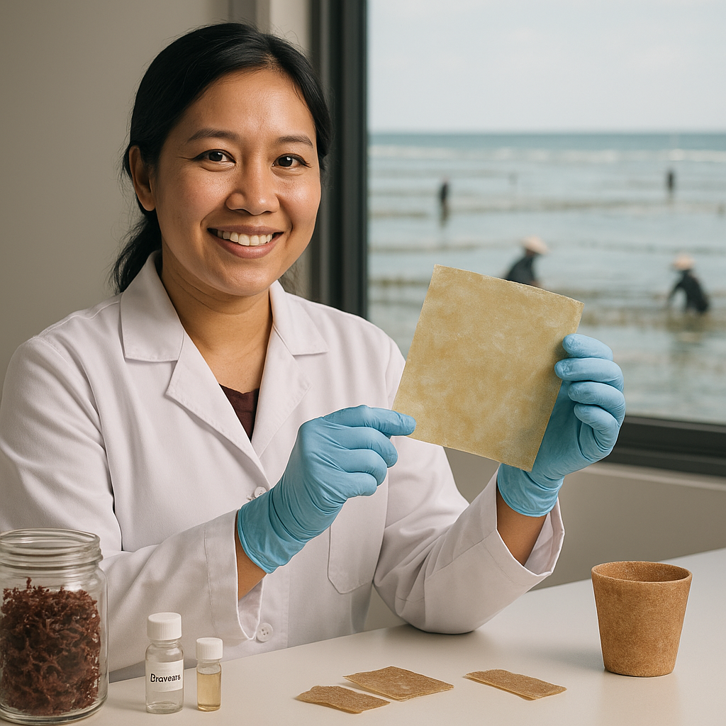 Bioplastik dari Rumput Laut Indonesia yang Terurai dalam 8 Minggu