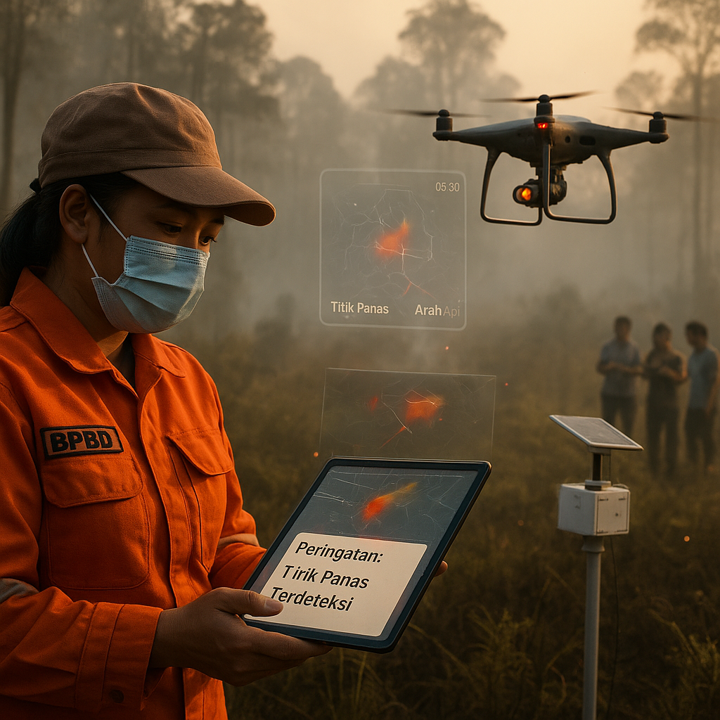 Sistem Peringatan Dini Kebakaran Hutan Berbasis AI dan Sensor IoT di Riau