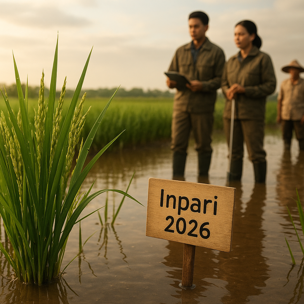 Varietas Padi 'Inpari 2026' Tahan Banjir Dikembangkan untuk Hadapi Perubahan Iklim
