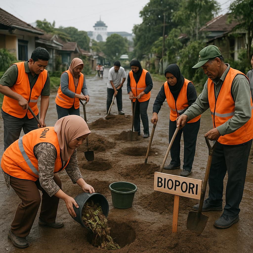 Biopori Massal di Bandung Turunkan Risiko Banjir dan Isi Ulang Air Tanah