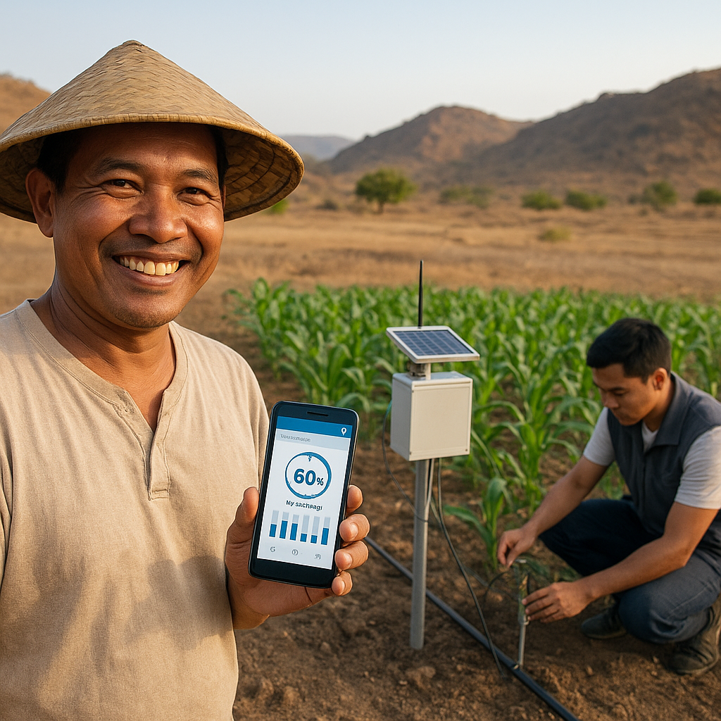 Sistem Irigasi Pintar Berbasis IoT Hemat Air 60% di Lahan Kering NTT