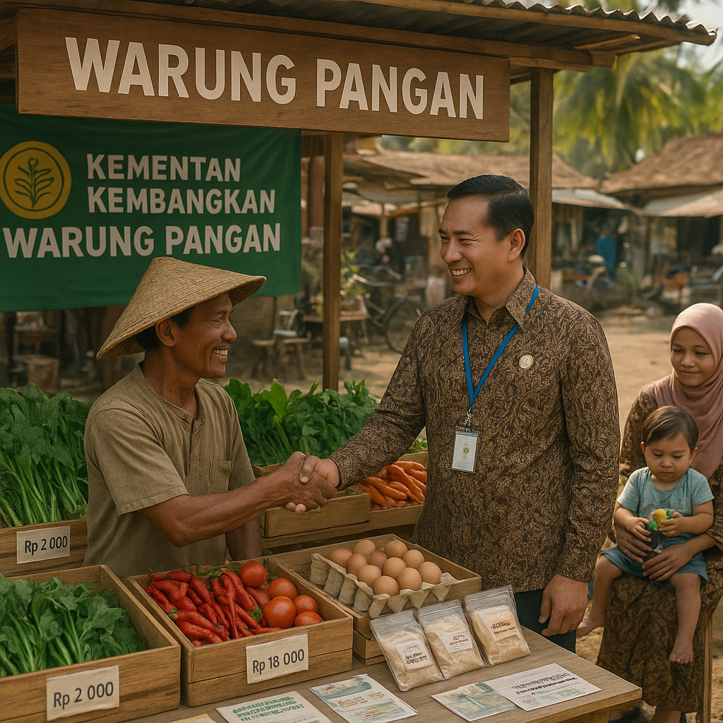 Kementan Kembangkan "Warung Pangan" untuk Tekan Inflasi dan Stunting