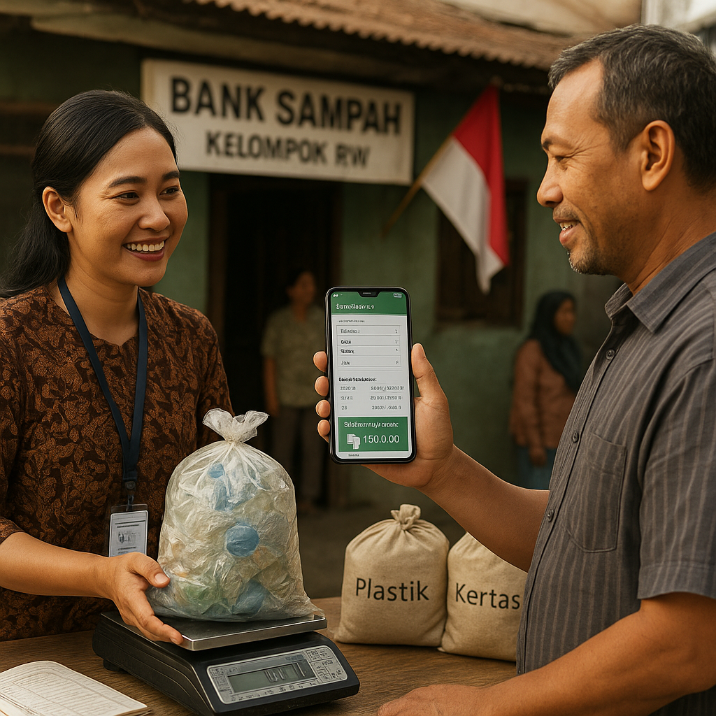 Bank Sampah Digital: Aplikasi Lokal Tingkatkan Efisiensi Pengelolaan Sampah dan Nilai Ekonomi