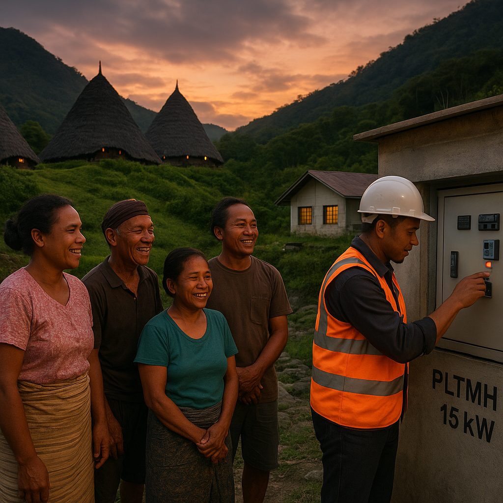 Energi Terbarukan Berbasis Mikrohidro di Desa Wae Rebo: Terang Tanpa Merusak Alam