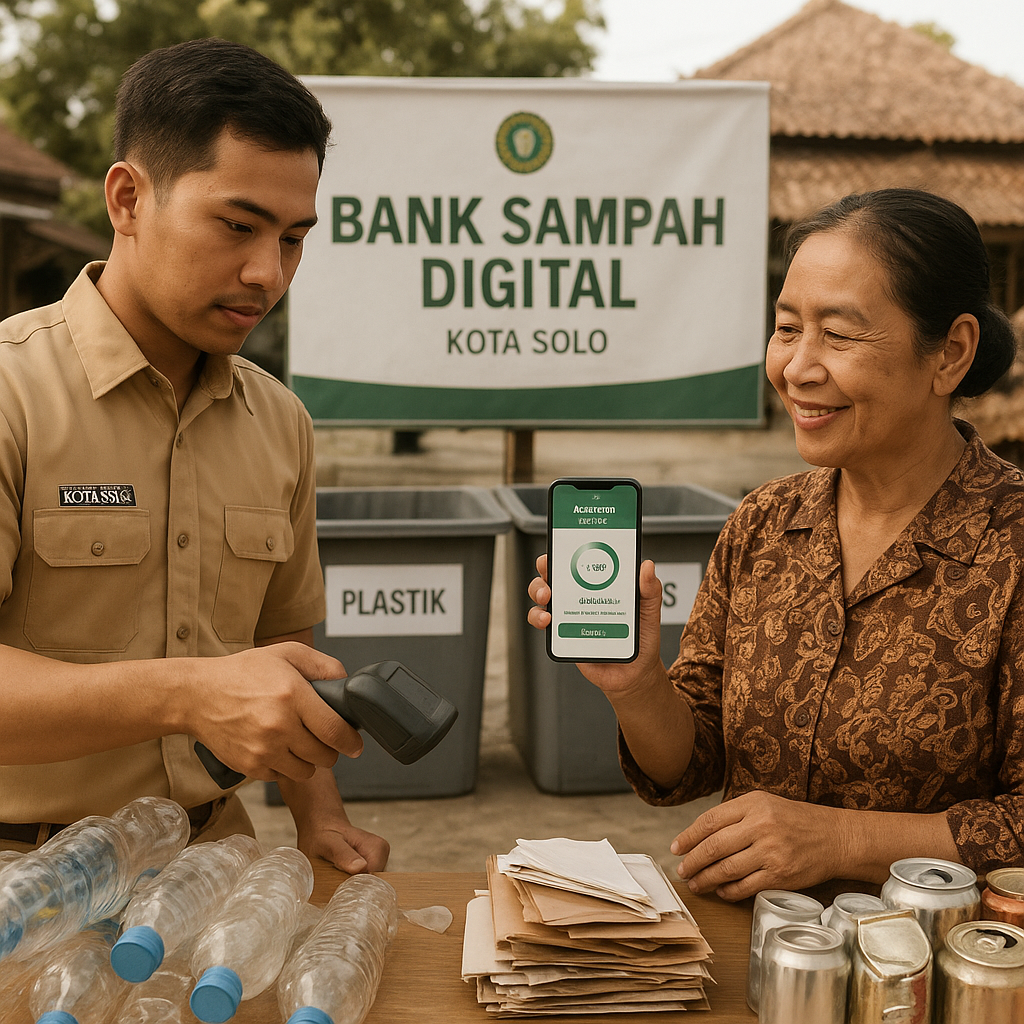 Kota Solo Terapkan Bank Sampah Digital untuk Dorong Ekonomi Sirkular