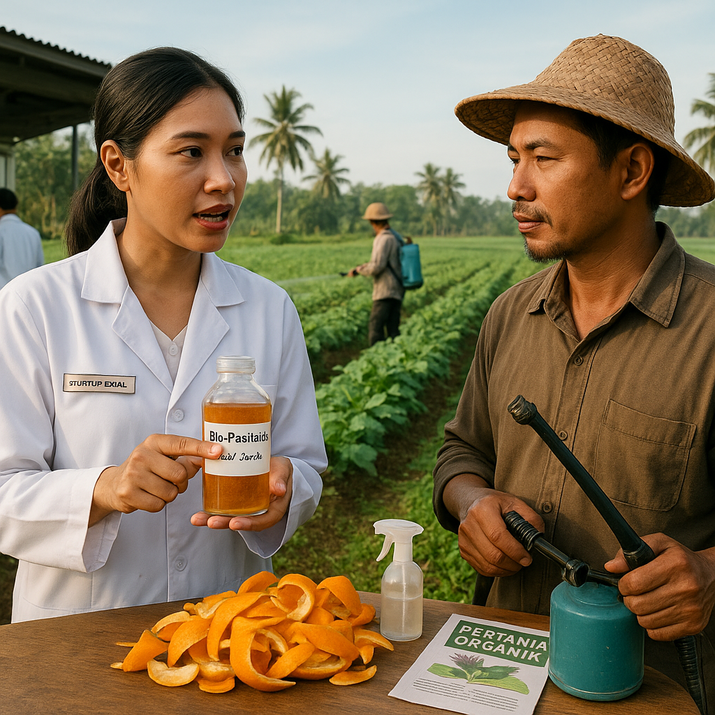 Startup Lokal Rilis Bio-Pestisida dari Limbah Kulit Jeruk untuk Pertanian Organik