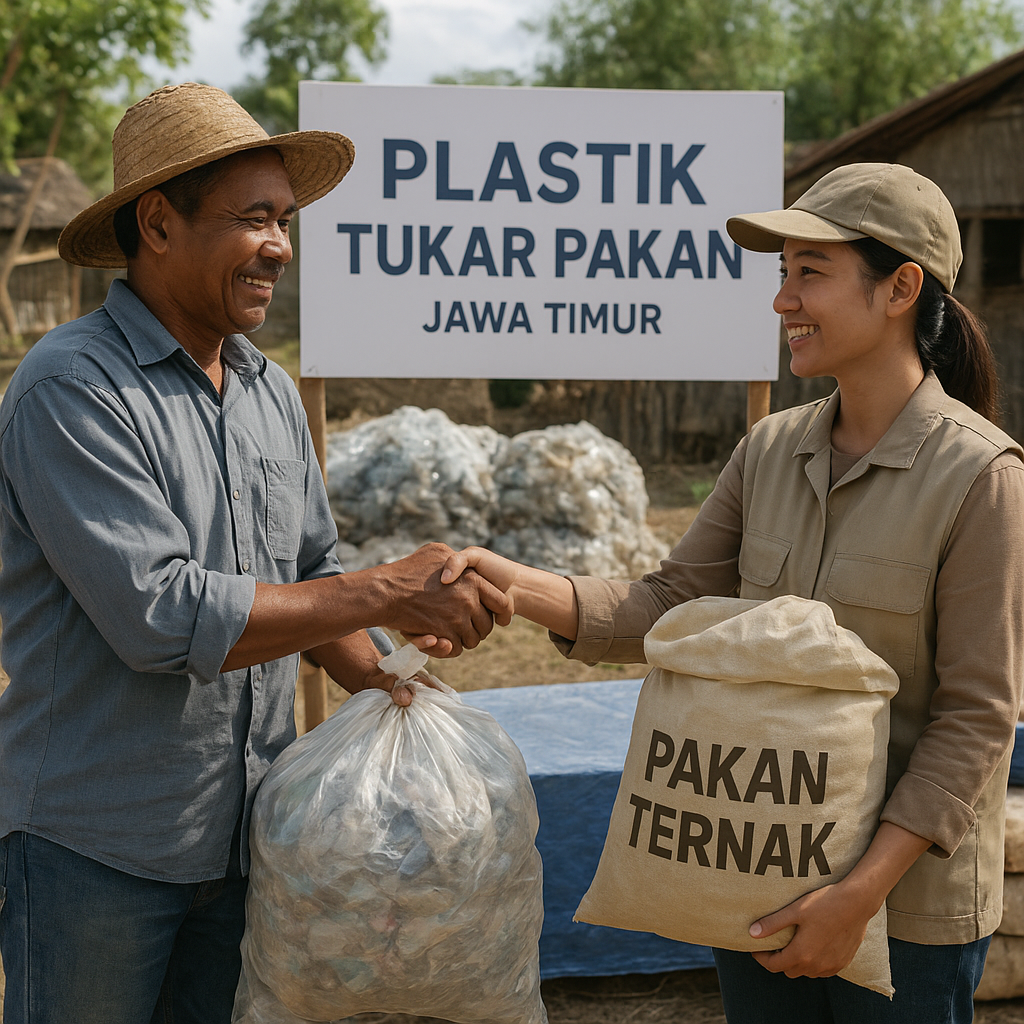 Program 'Plastik Tukar Pakan' Ubah Sampah Plastik Jadi Nilai Ekonomi bagi Peternak