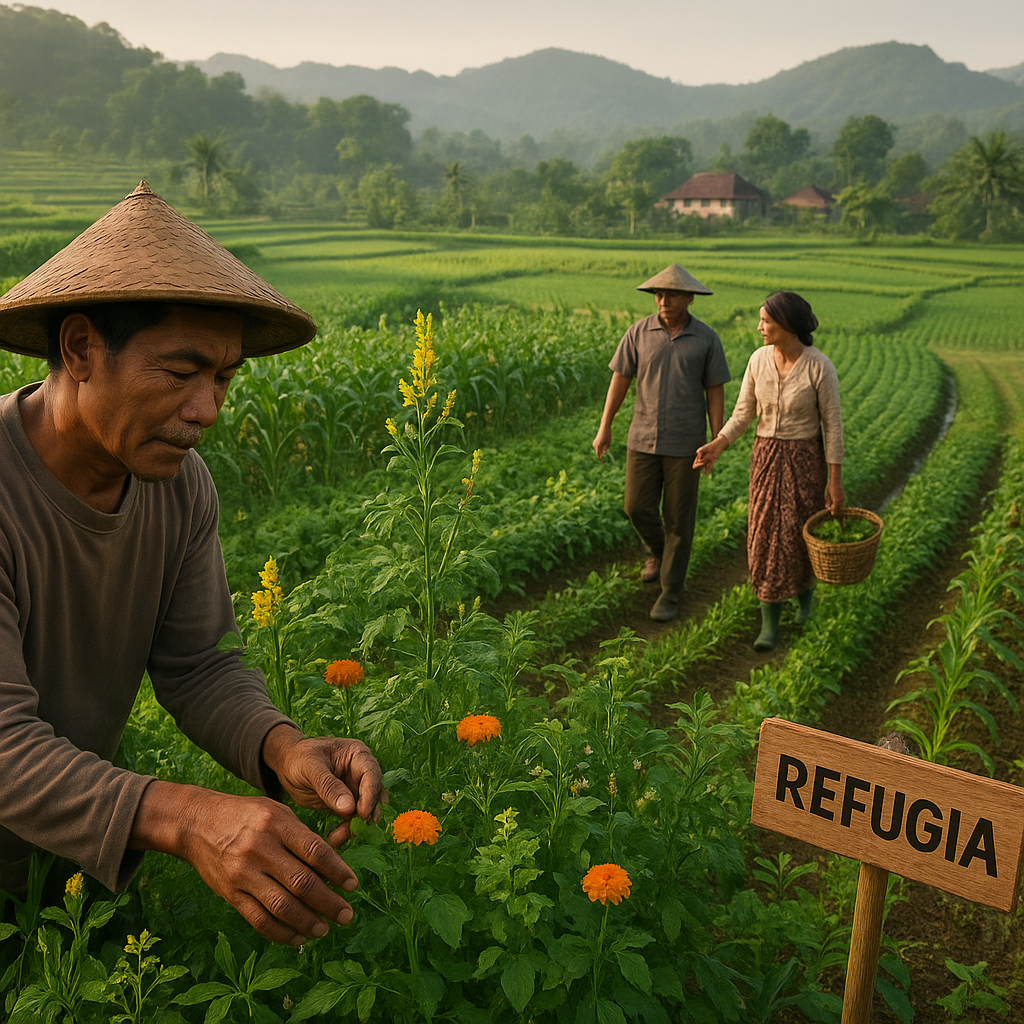 Refugia dan Tumpangsari: Solusi Alami Petani Jawa Tengah Tangkal Hama dan Tingkatkan Biodiversitas