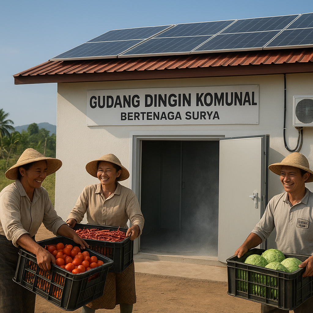 Inisiatif 'Gudang Dingin Komunal' Bantu Petani Hortikultura Kurangi Susut Pasca Panen