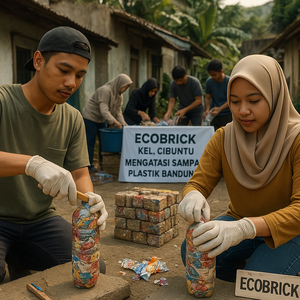 Ecobrick Sebagai Material Bangunan untuk Mengatasi Sampah Plastik di Bandung