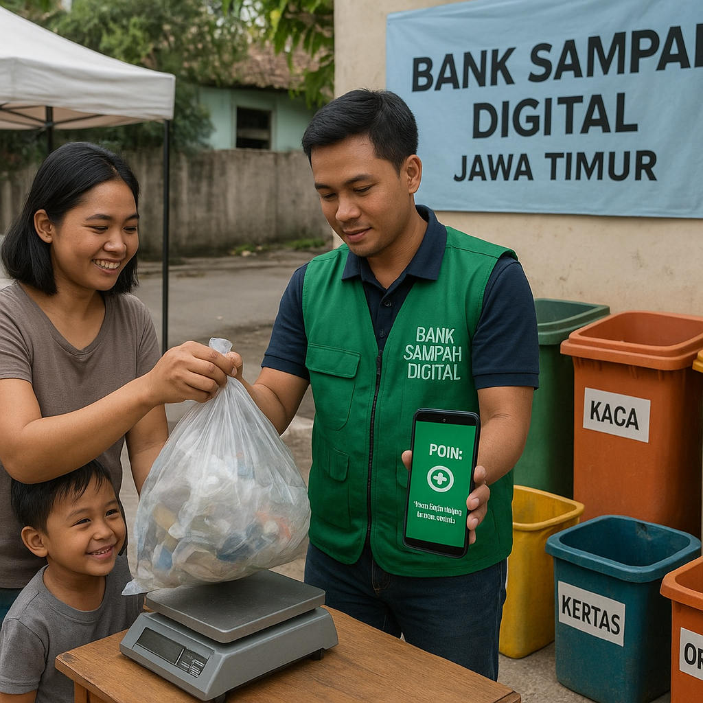 Inisiatif 'Bank Sampah' Digital Kaitkan Pengumpulan Limbah dengan Kesehatan Warga