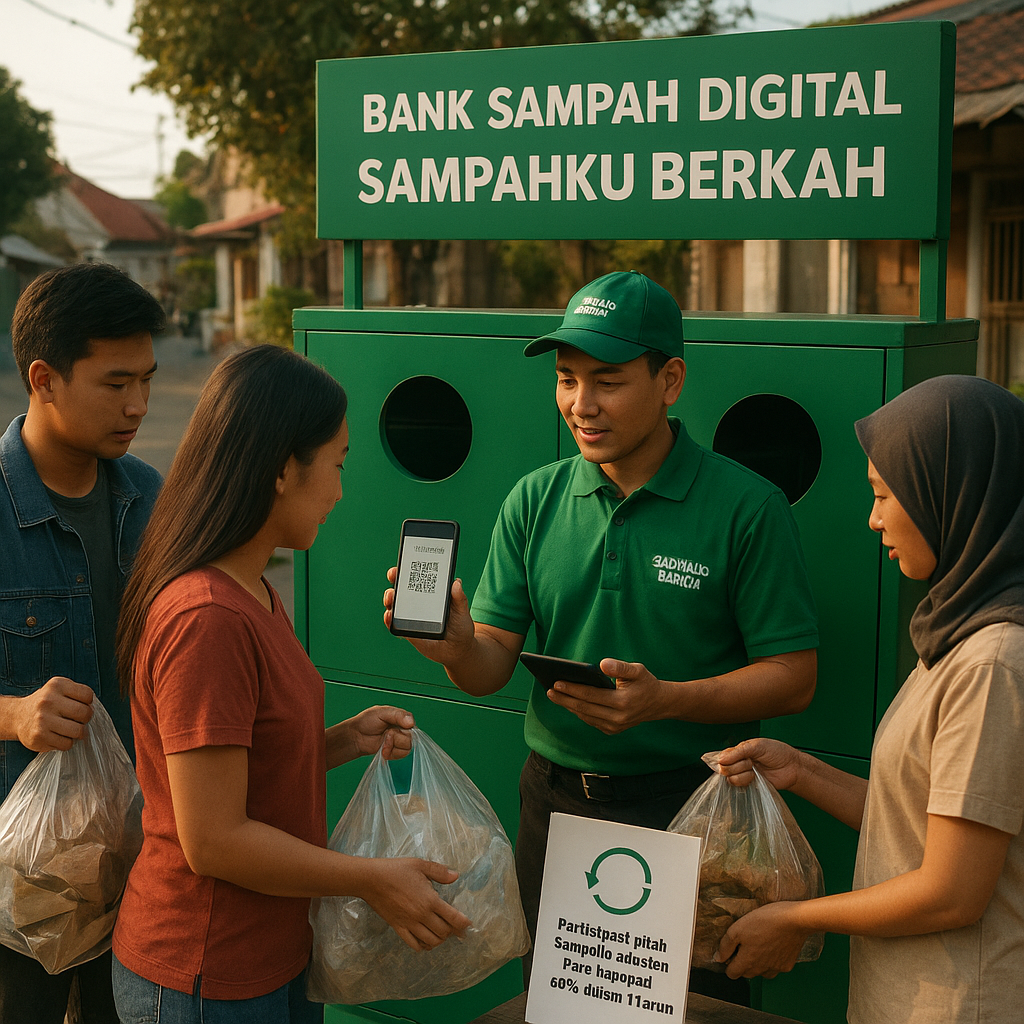 Bank Sampah Digital Berbasis Aplikasi: Solusi Ekonomi Sirkular untuk Limbah Rumah Tangga di Kota Bandung