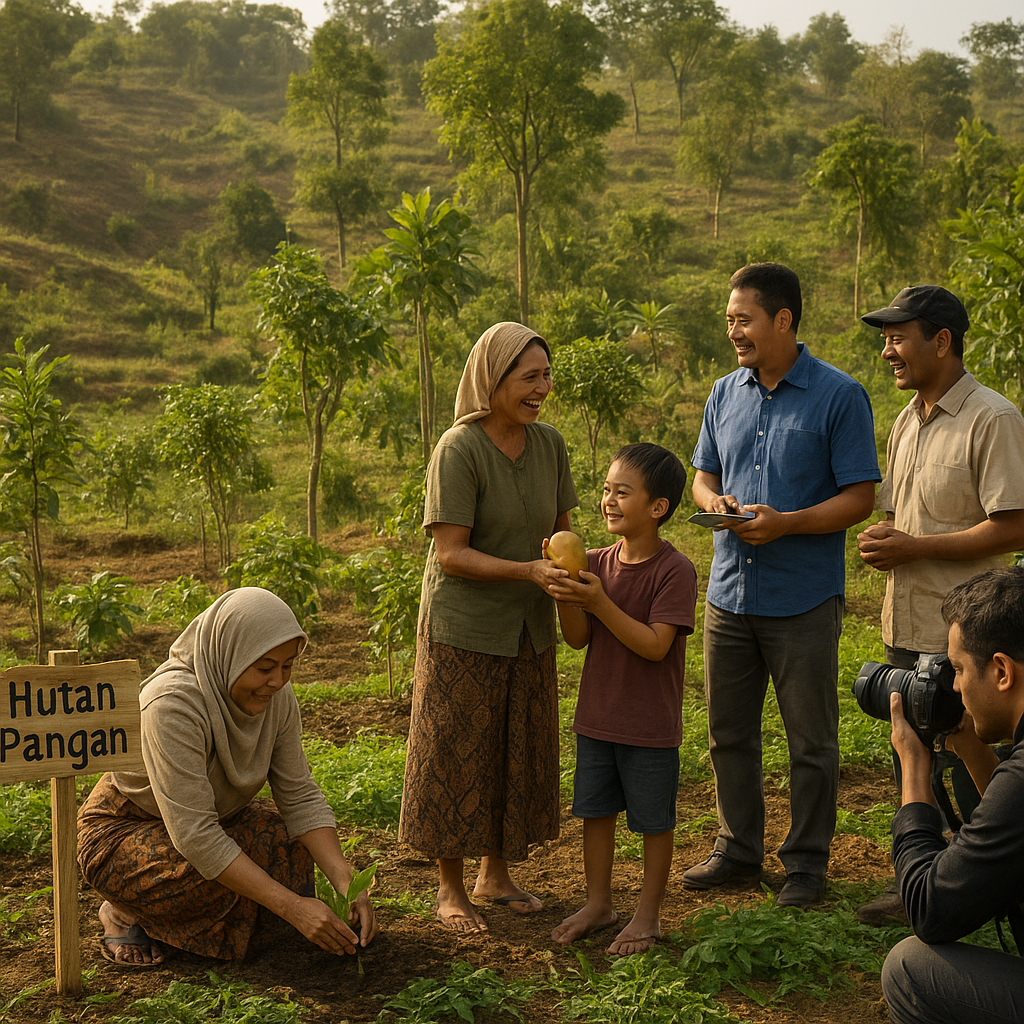Konsep "Hutan Pangan" di Lahan Kritis Dikembangkan untuk Adaptasi Iklim
