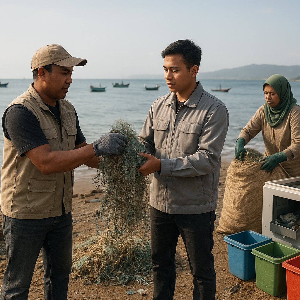 Startup Rintisan Pemrosesan Sampah Laut Menjadi Bahan Baku Industri