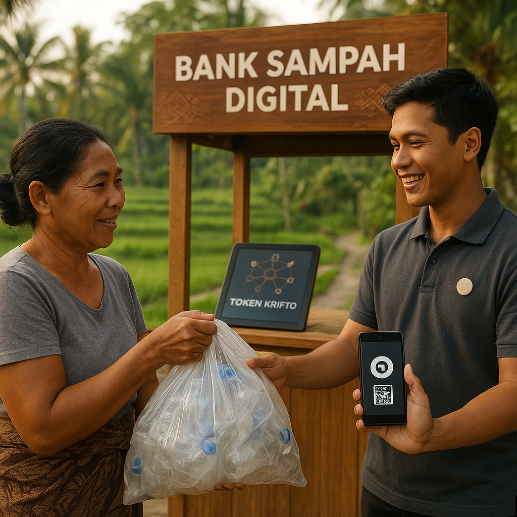 Bank Sampah 'Digital' di Bali Terapkan Token Crypto untuk Tingkatkan Partisipasi Warga Daur Ulang
