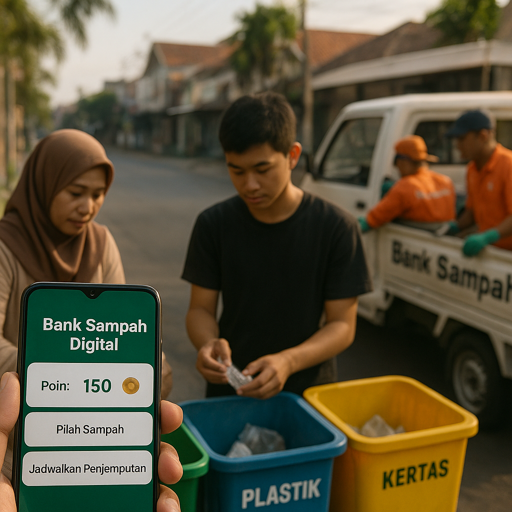 Program 'Bank Sampah Digital' Tingkatkan Partisipasi Warga Kelola Limbah