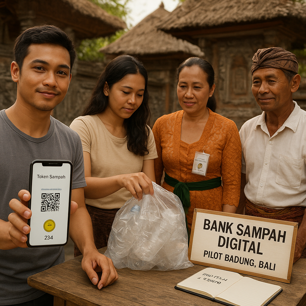 Komunitas di Bali Kembangkan Sistem Bank Sampah Digital dengan Token Kripto