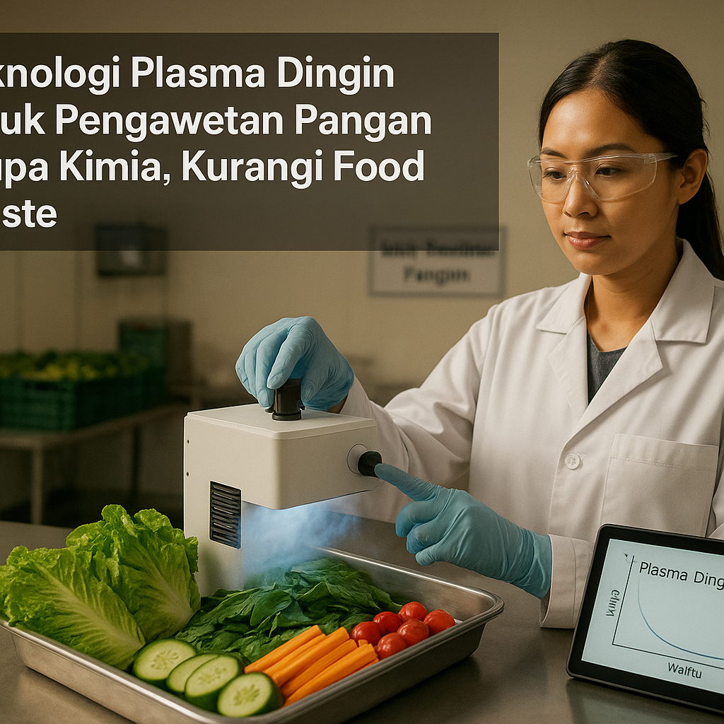 Teknologi Plasma Dingin untuk Pengawetan Pangan Tanpa Kimia, Kurangi Food Waste