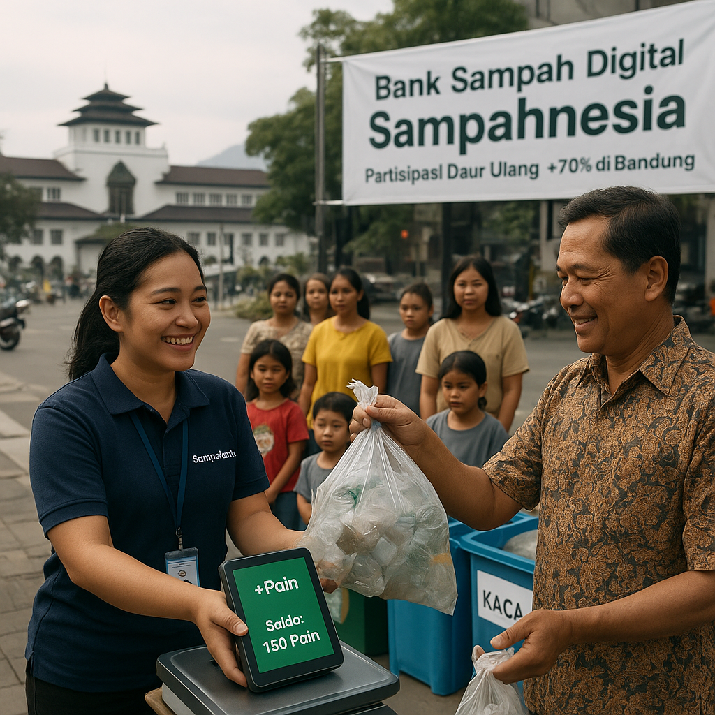 Bank Sampah Digital 'Sampahnesia' untuk Ekonomi Sirkuler