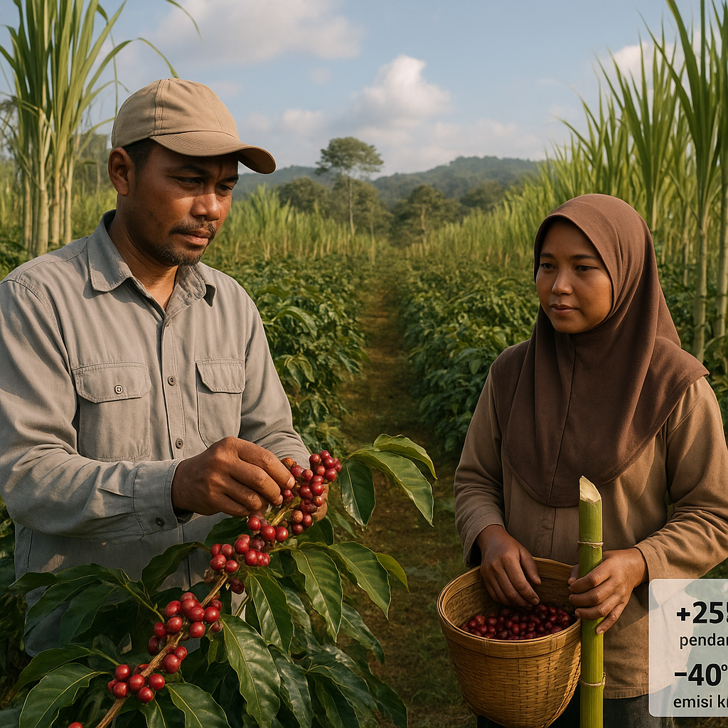 Agroforestri Kopi-Tebu untuk Ketahanan Pangan dan Iklim