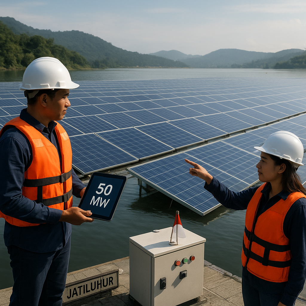 Panel Surya Apung di Waduk Jatiluhur: Energi Bersih Tanpa Mengorbankan Lahan