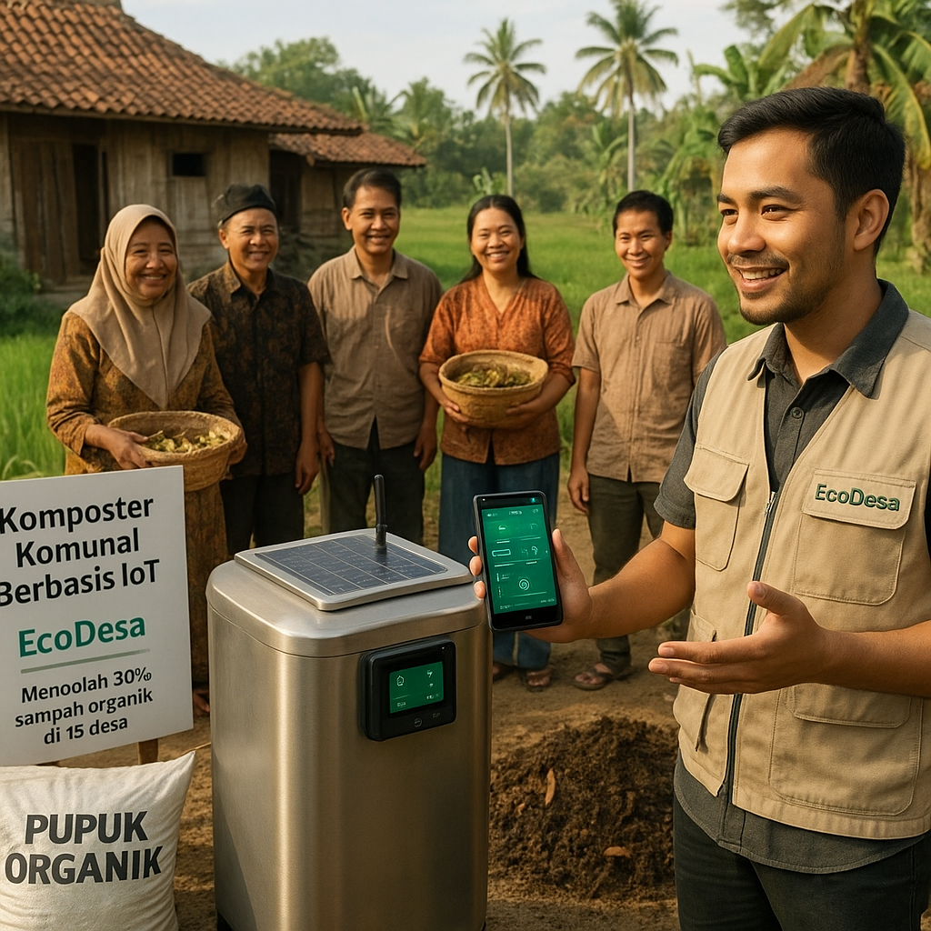 Komposter Komunal Berbasis IoT: Solusi Pengelolaan Sampah Organik di Desa