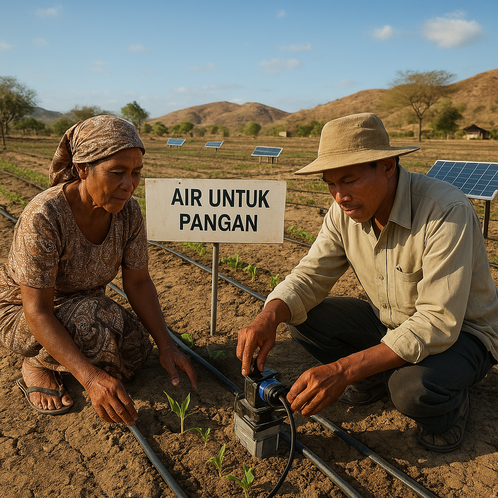 Irigasi Tetes Tenaga Surya untuk Petani Lahan Kering di NTT