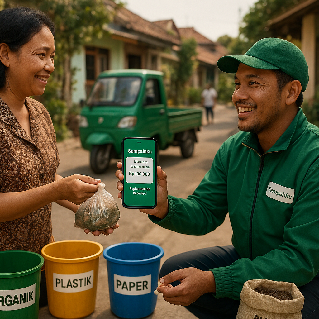 Aplikasi 'Sampahku':
Platform Digital yang Mengubah Sampah Menjadi Rupiah dan Pupuk