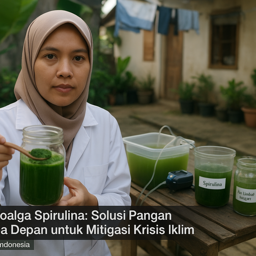 Mikroalga Spirulina: Solusi Pangan Masa Depan untuk Mitigasi Krisis Iklim
